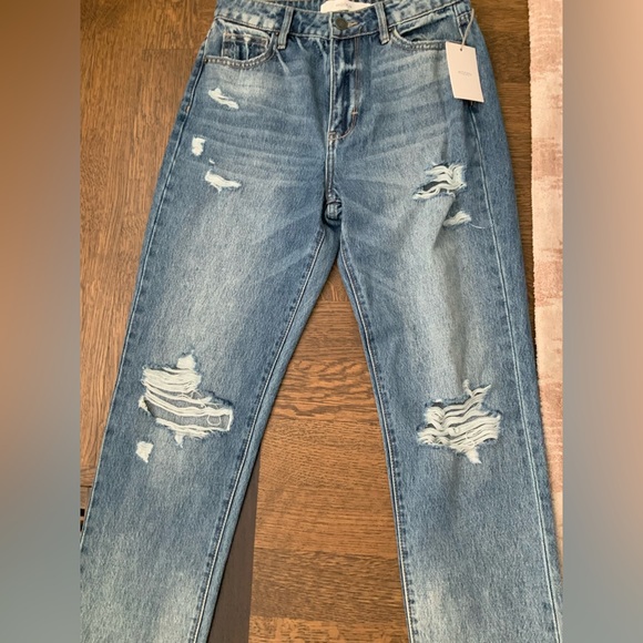 HIDDEN JEANS The Jayce High Rise Straight Crop Jeans Women’s Size 25 BRAND NEW - Picture 5 of 9